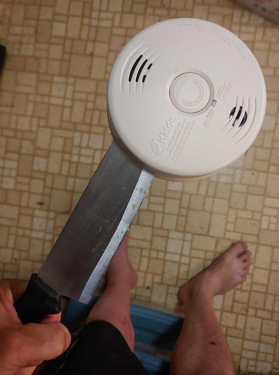 Garbage Smoke Detector